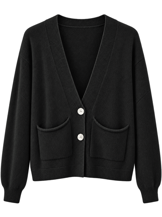 The Papa Cardigan | Black