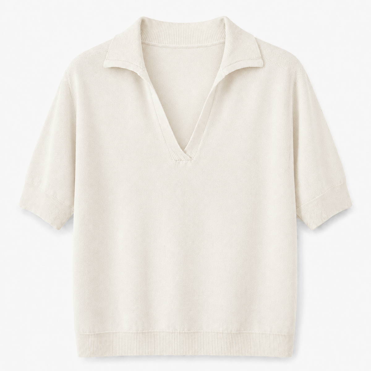 Varley Polo Knit | Cream