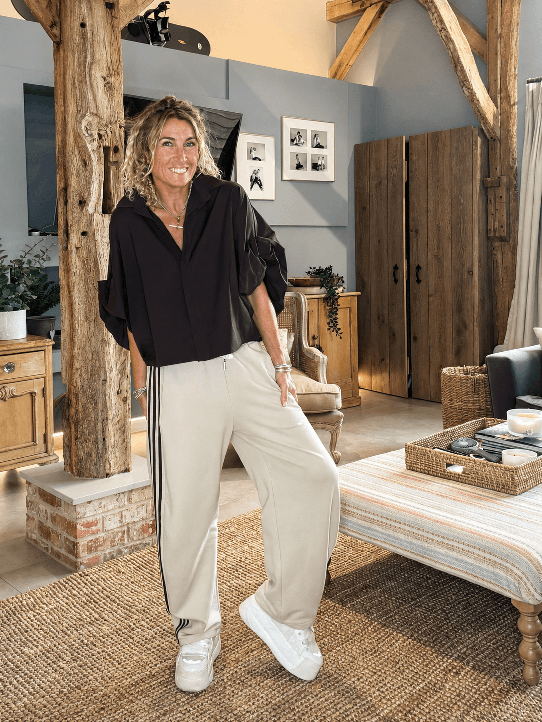 Soho Puff-Sleeve Blouse | Chocolate