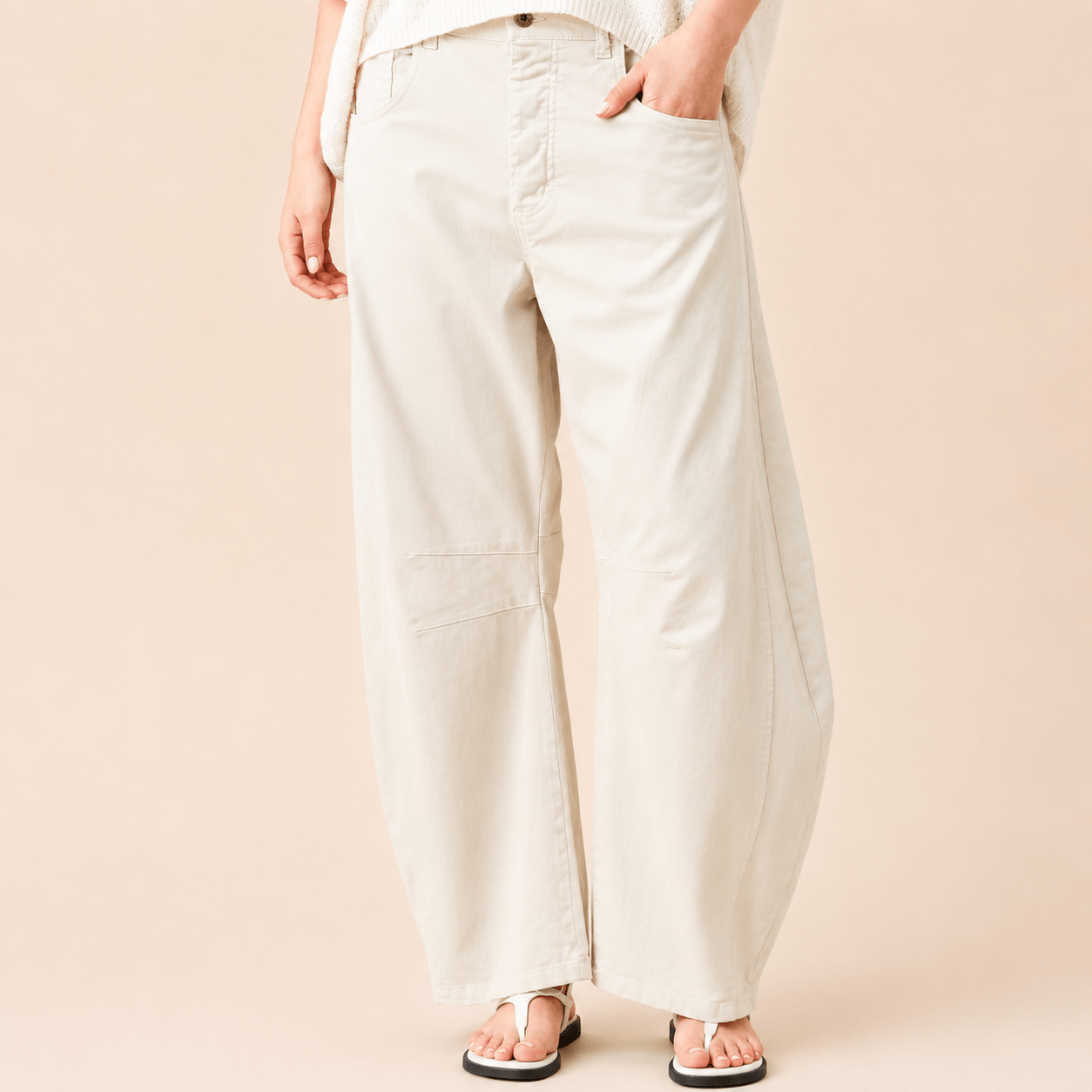 Boston Barrel Jeans | Stone