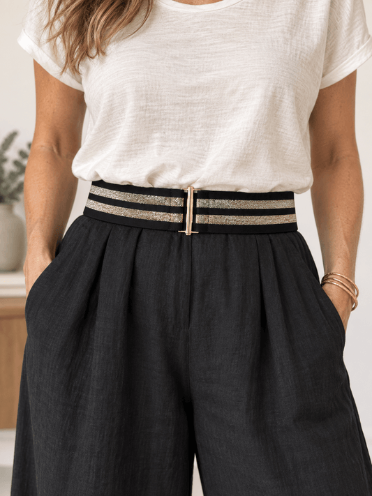 Gold & Black Twix Belt