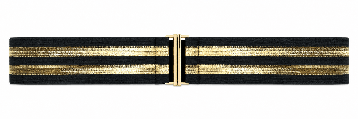 Gold & Black Twix Belt