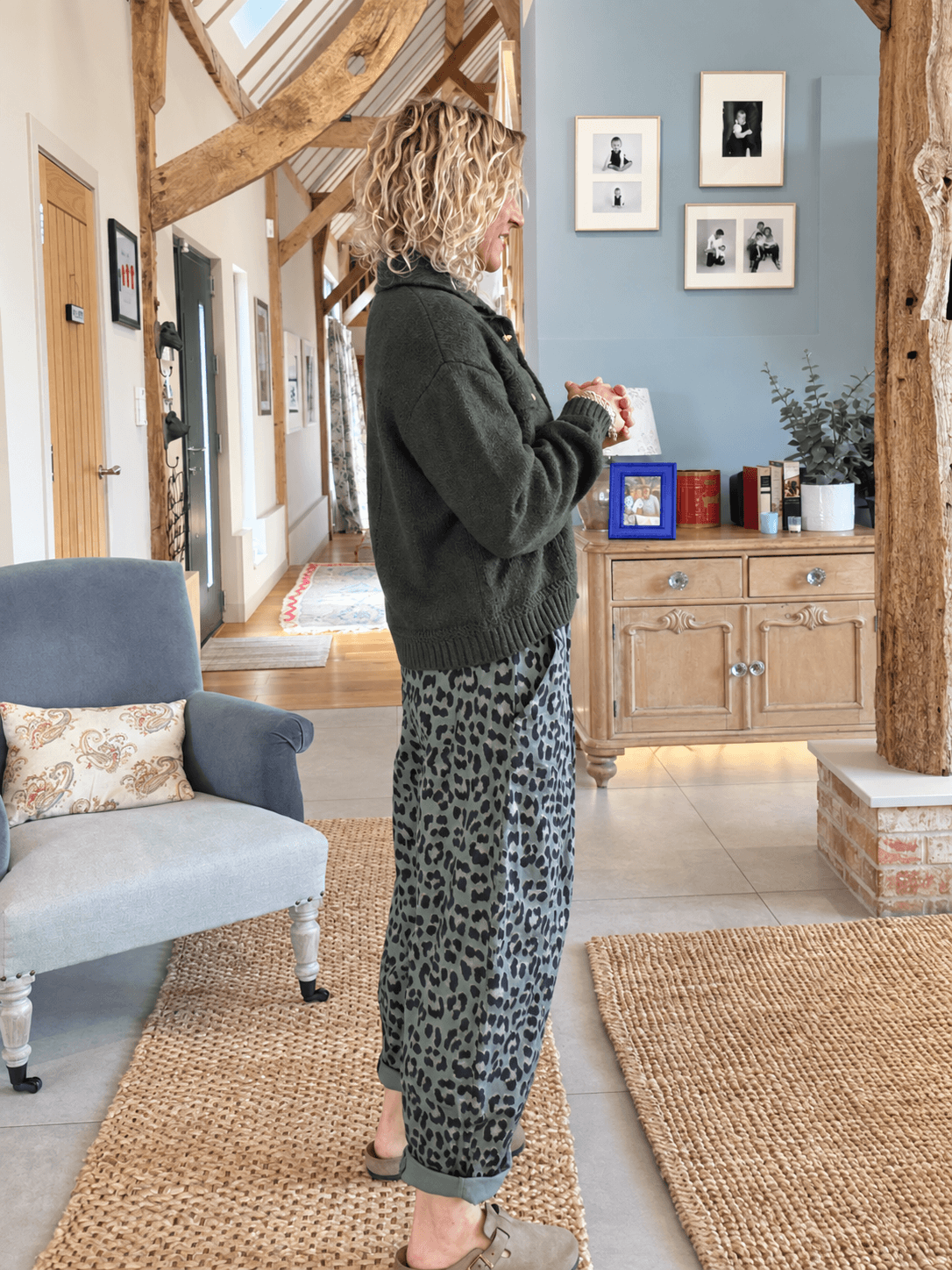 The Lenny Leopard Barrels | Khaki