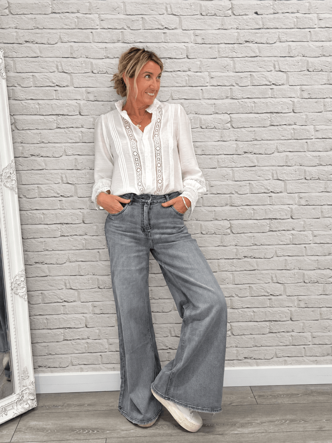 Savannah Blouse | White