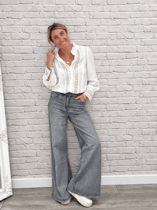 Savannah Blouse | White