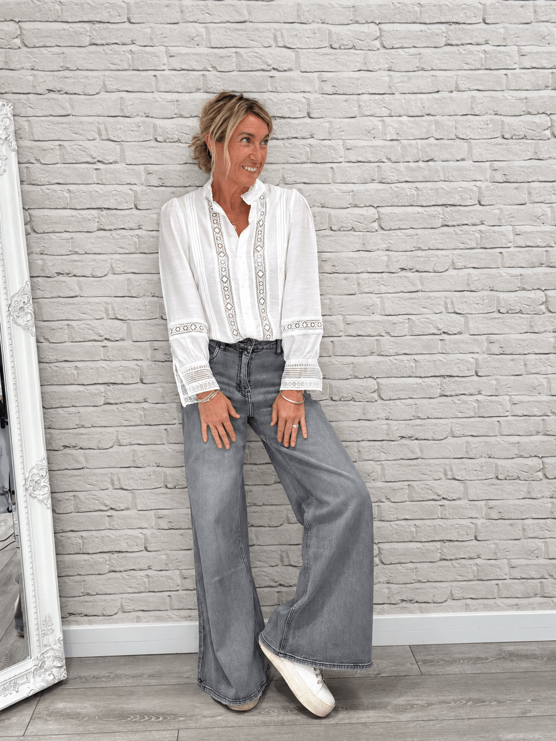 Savannah Blouse | White