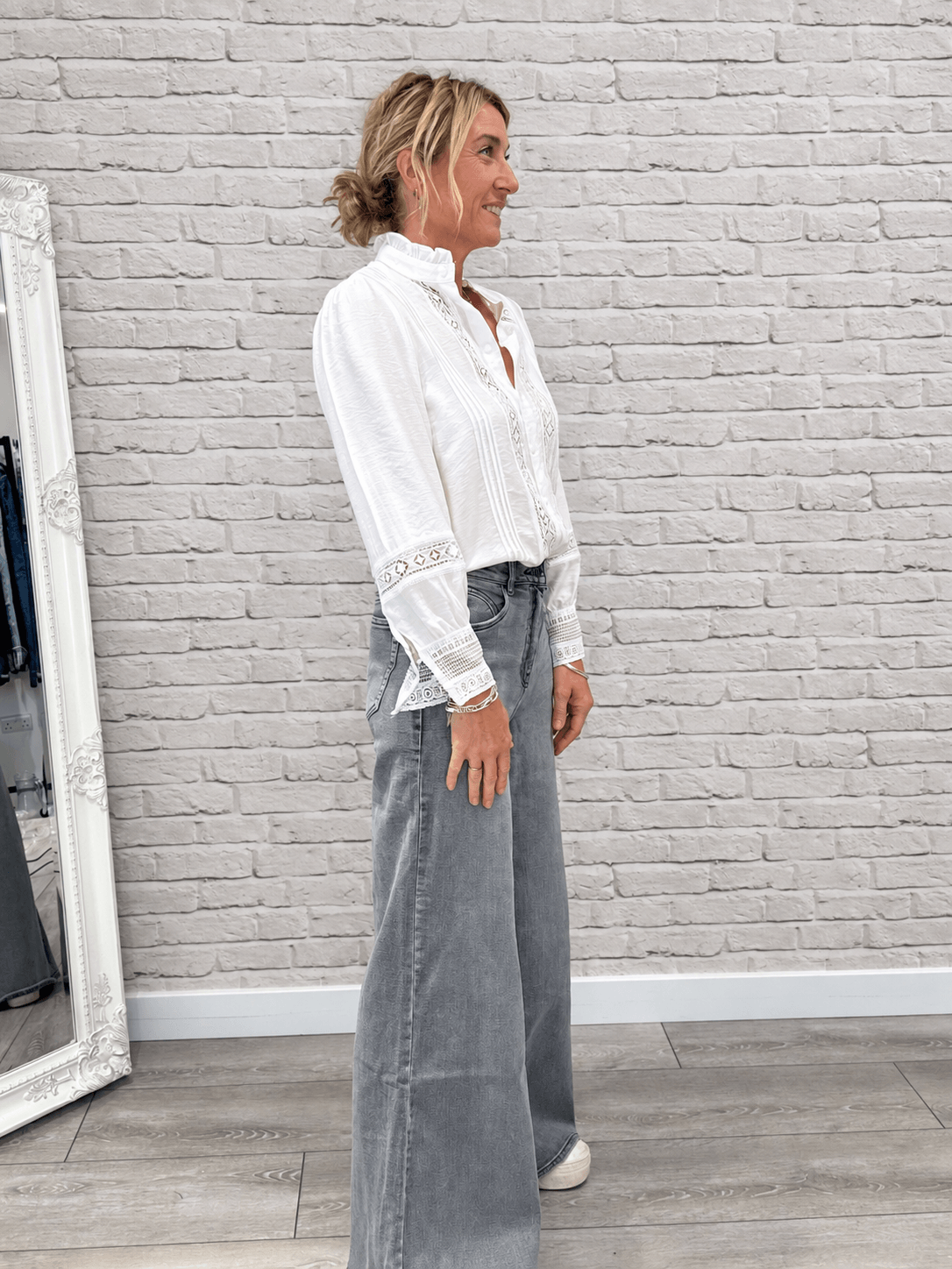 Savannah Blouse | White