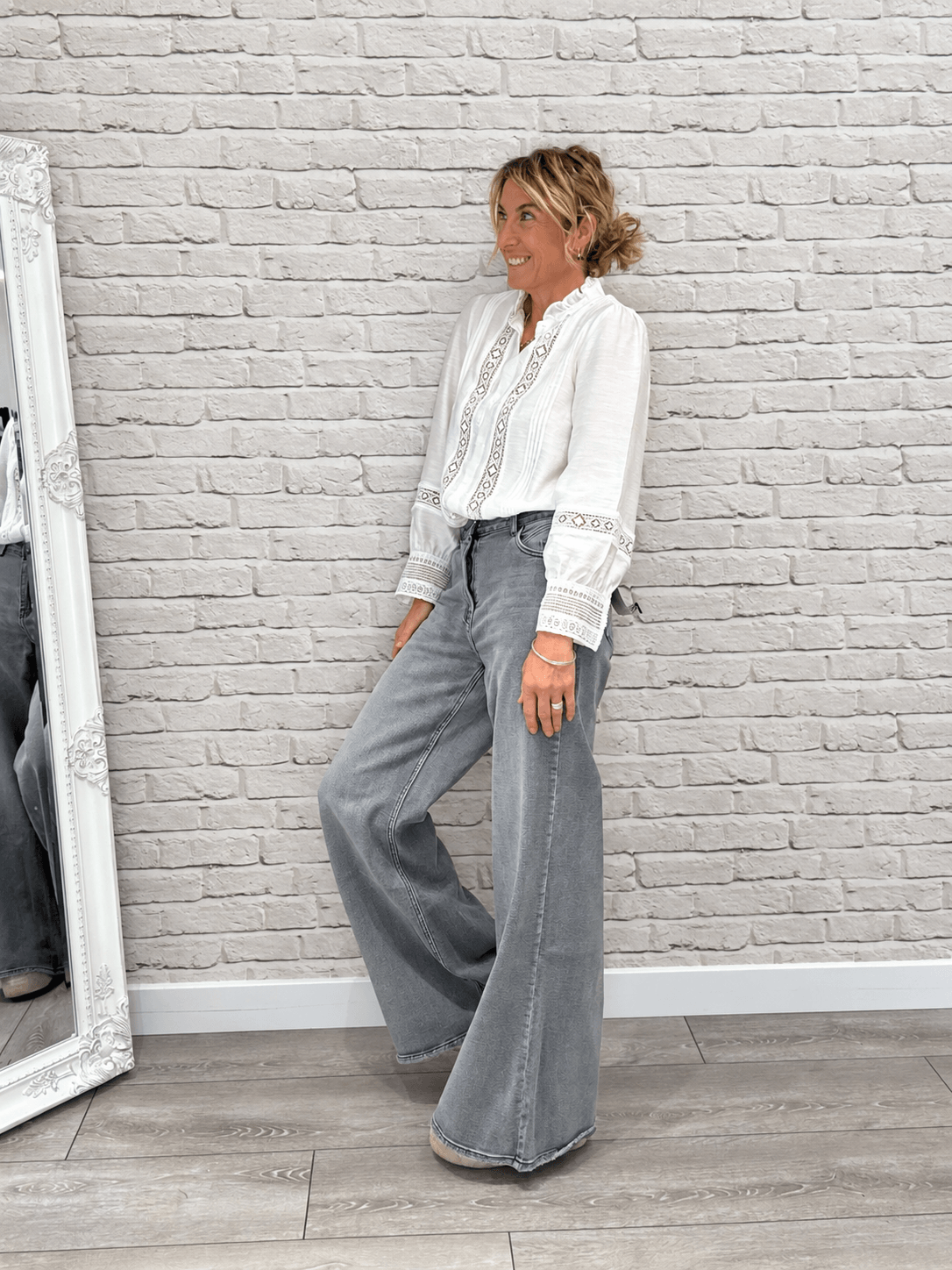 Savannah Blouse | White
