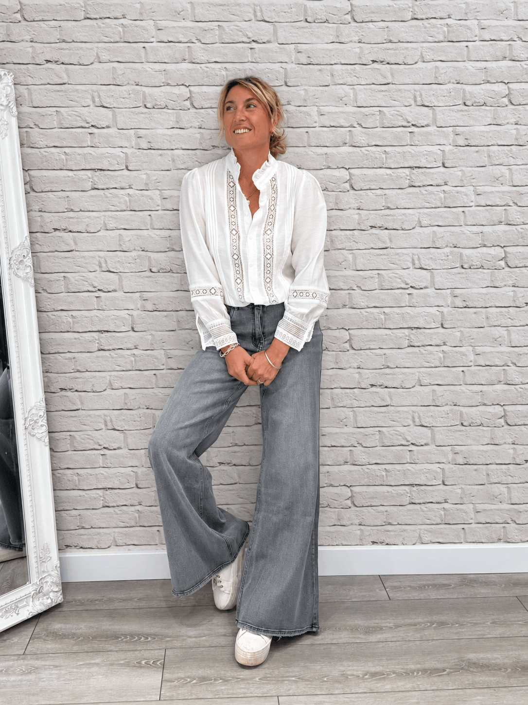 Savannah Blouse | White