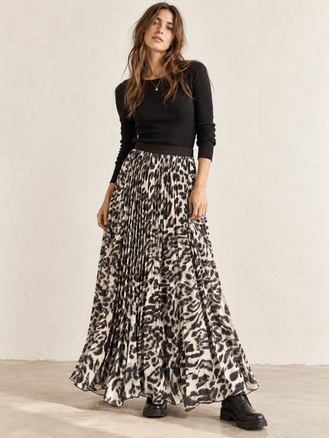 Lubella Leopard Maxi Skirt