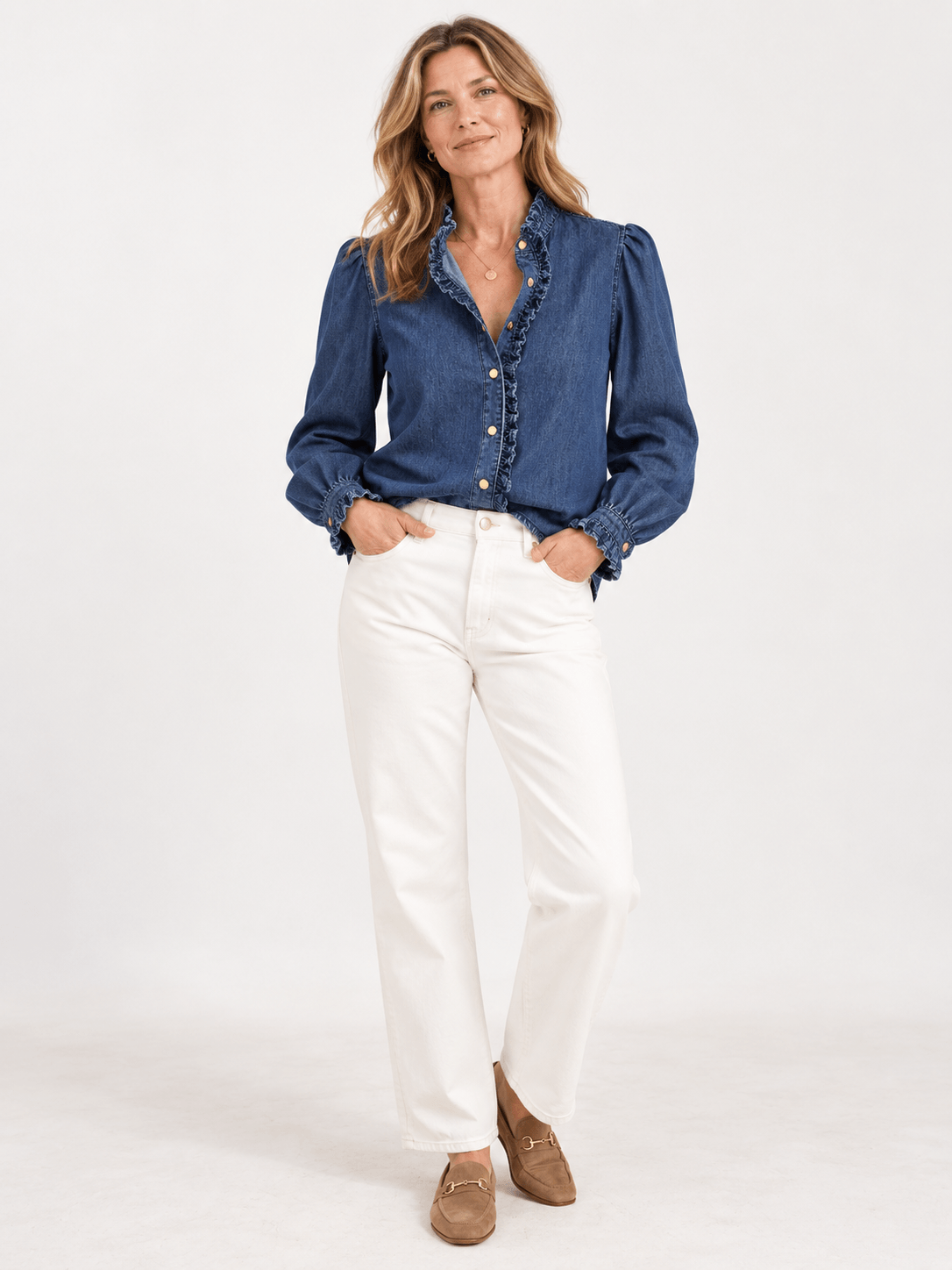 Darcy Denim Blouse
