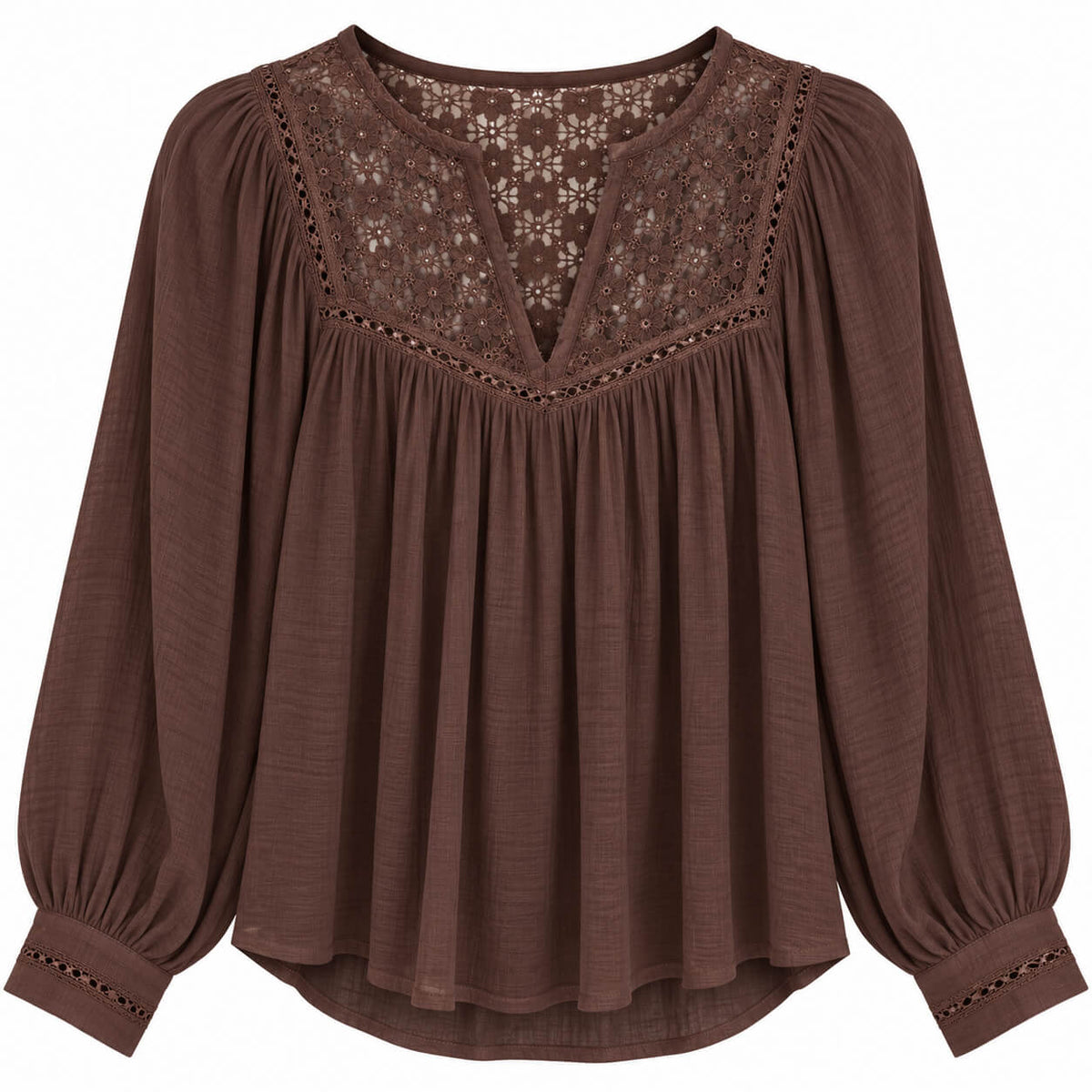 Mabel Blouse | Chocolate
