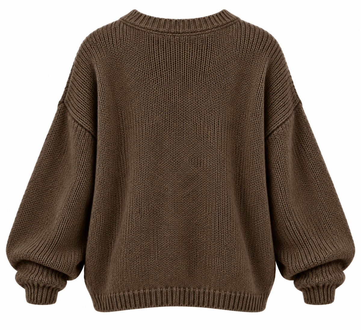 Fleur Cardigan | Moss Olive Brown