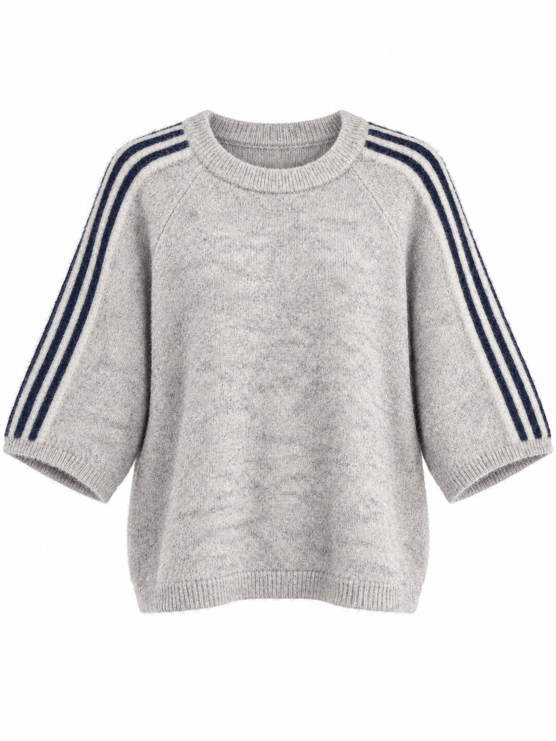 Trackside Knit | Grey/Navy