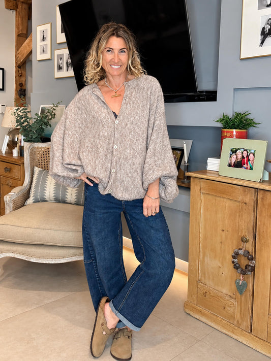Slouch Cardi | Oatmeal