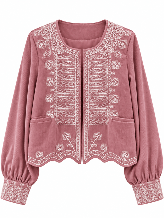Oriana Jacket | Dusky Rose