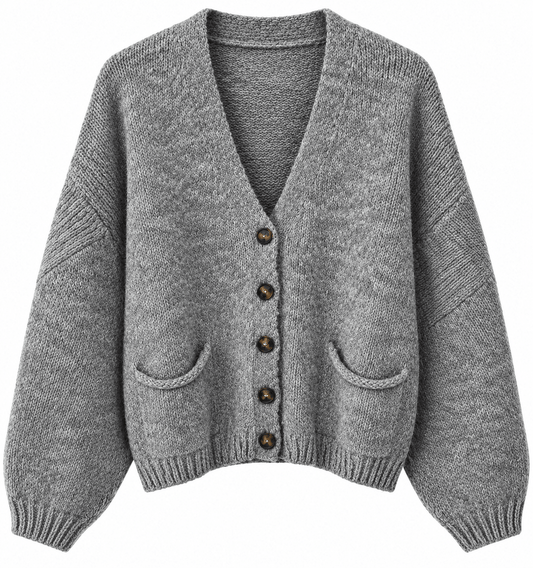 Fleur Cardigan | Grey