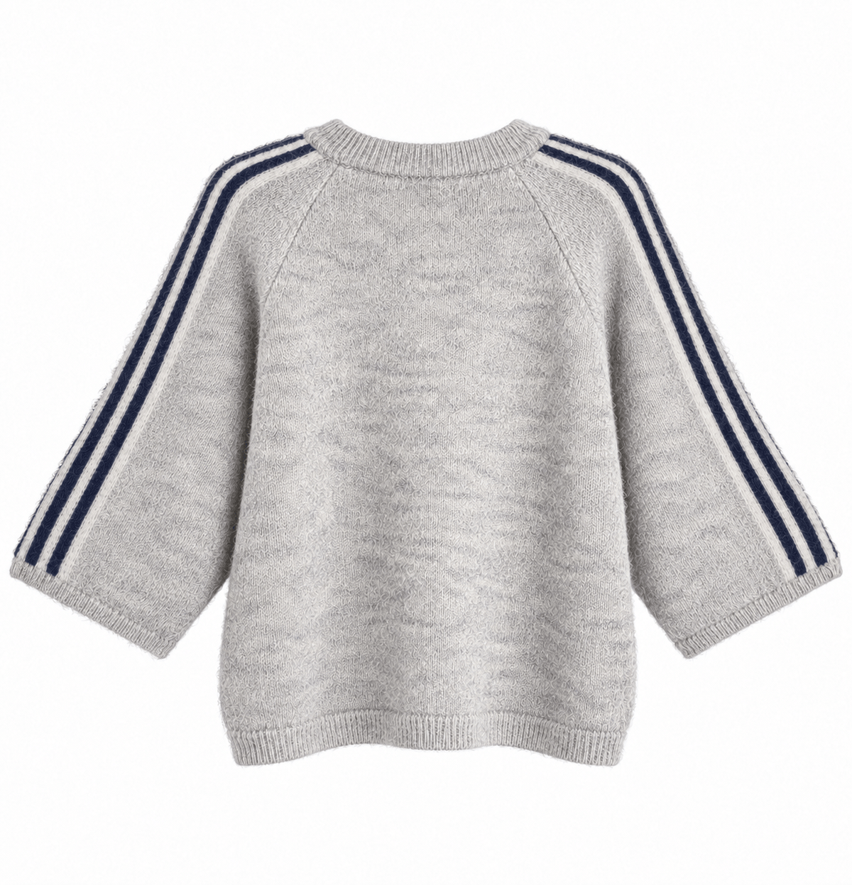 Trackside Knit | Grey/Navy