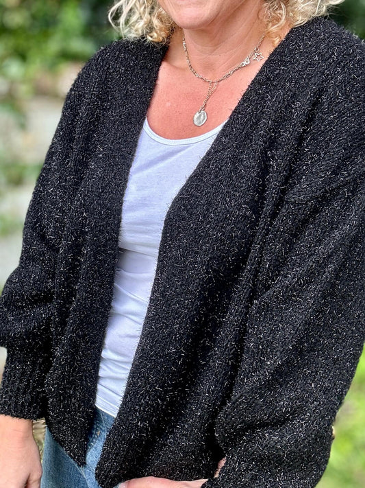 Black Stella Cardigan