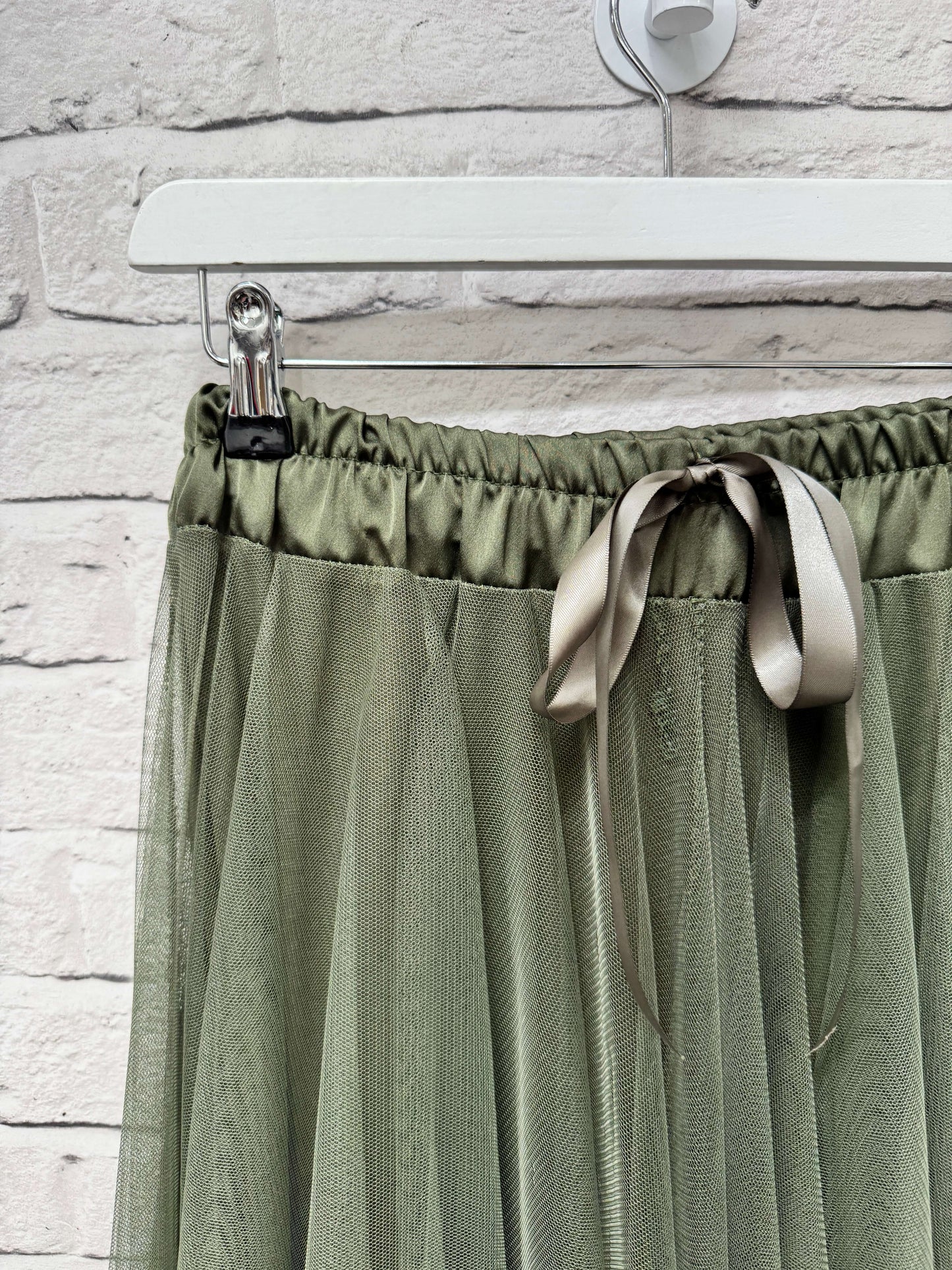 Daisy Tulle Skirt | Khaki