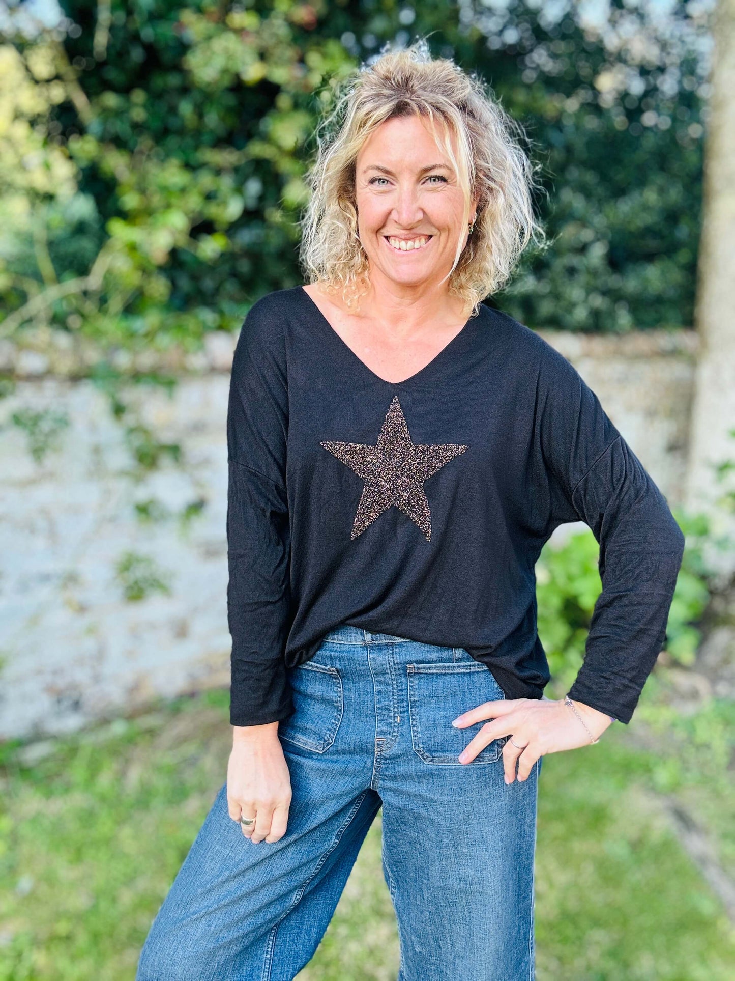 Stella Star Top | Black