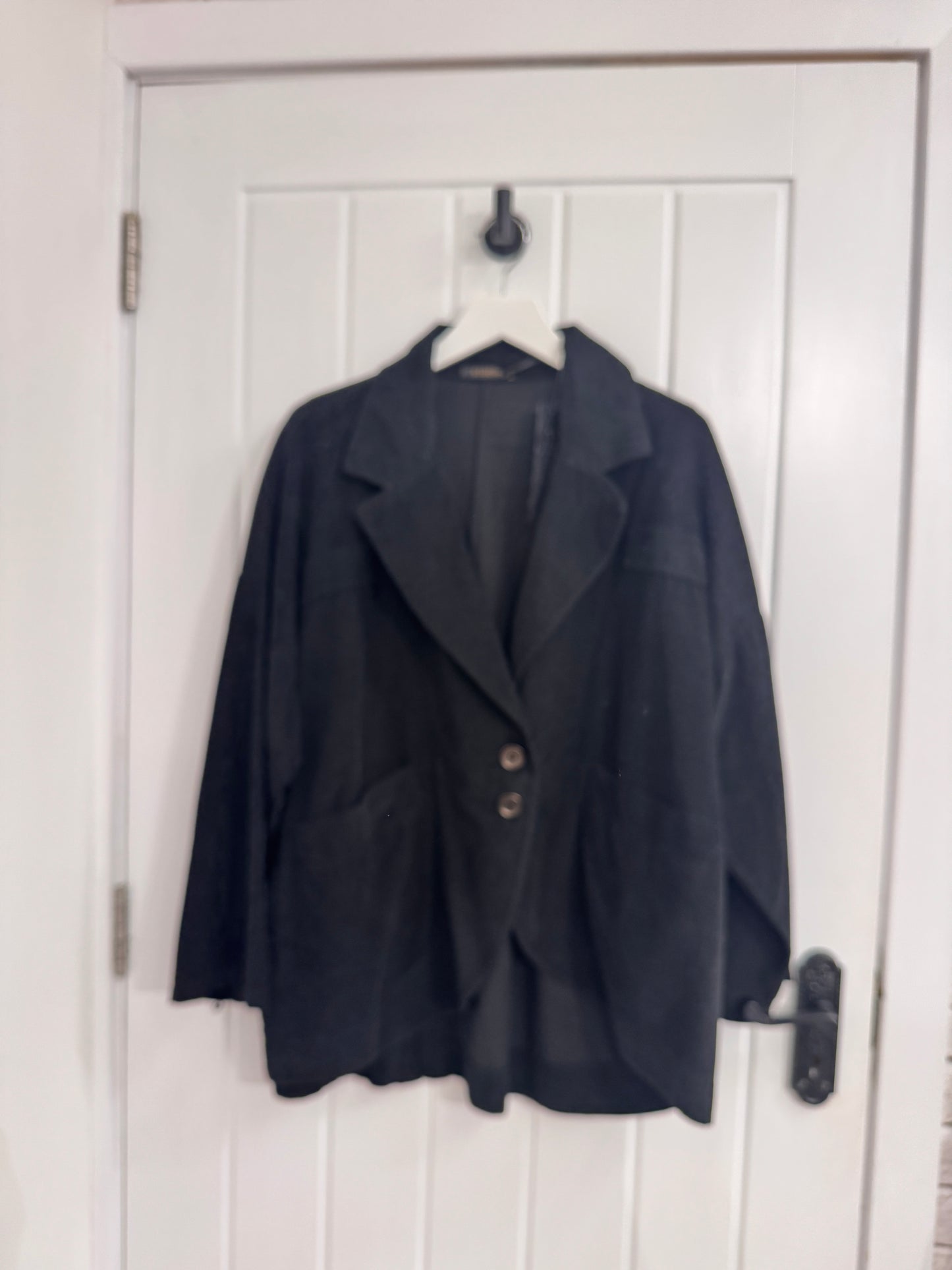 Black Needle Cord Blazer