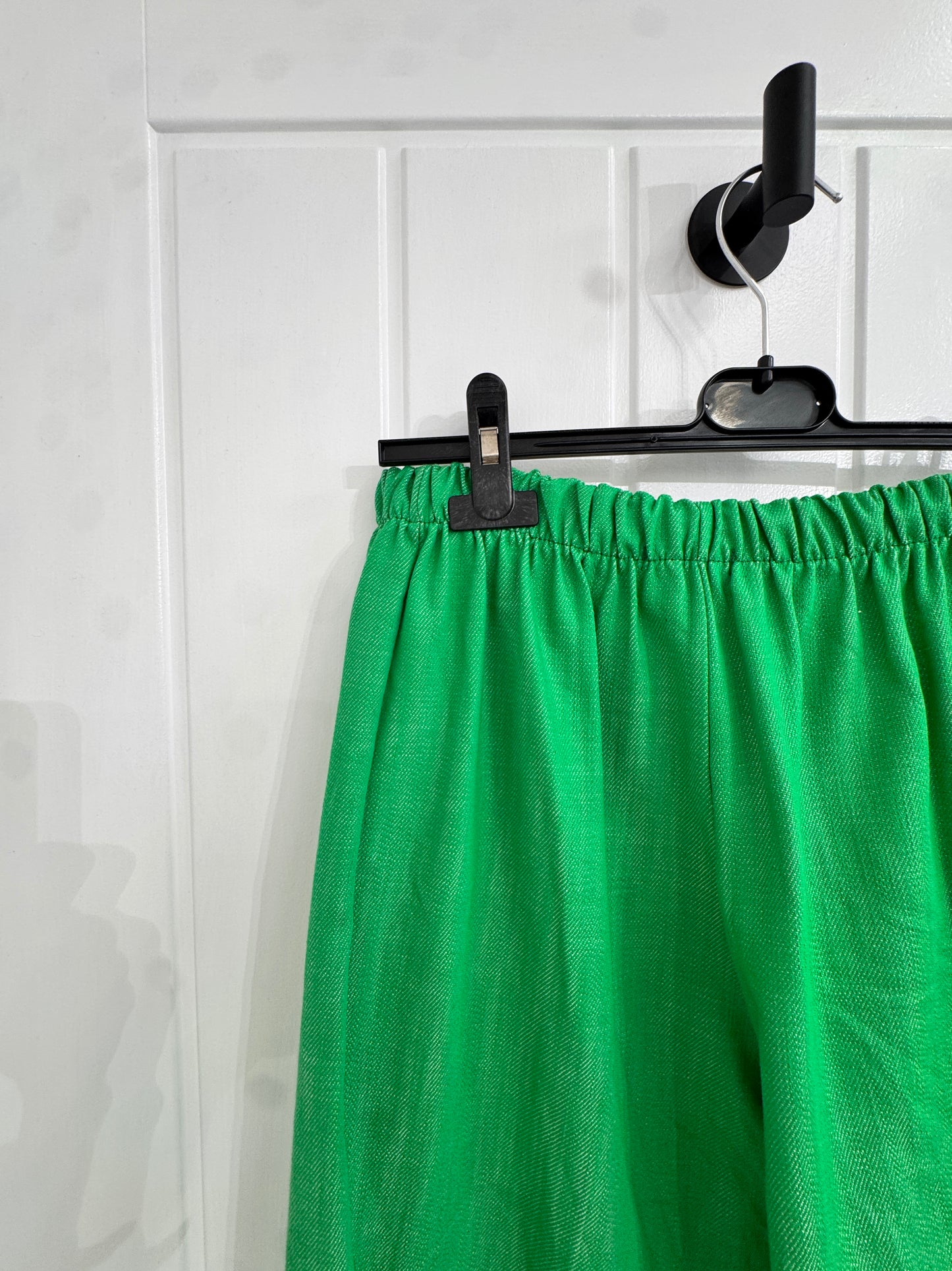 Apple Green Canvas Barrel Pants