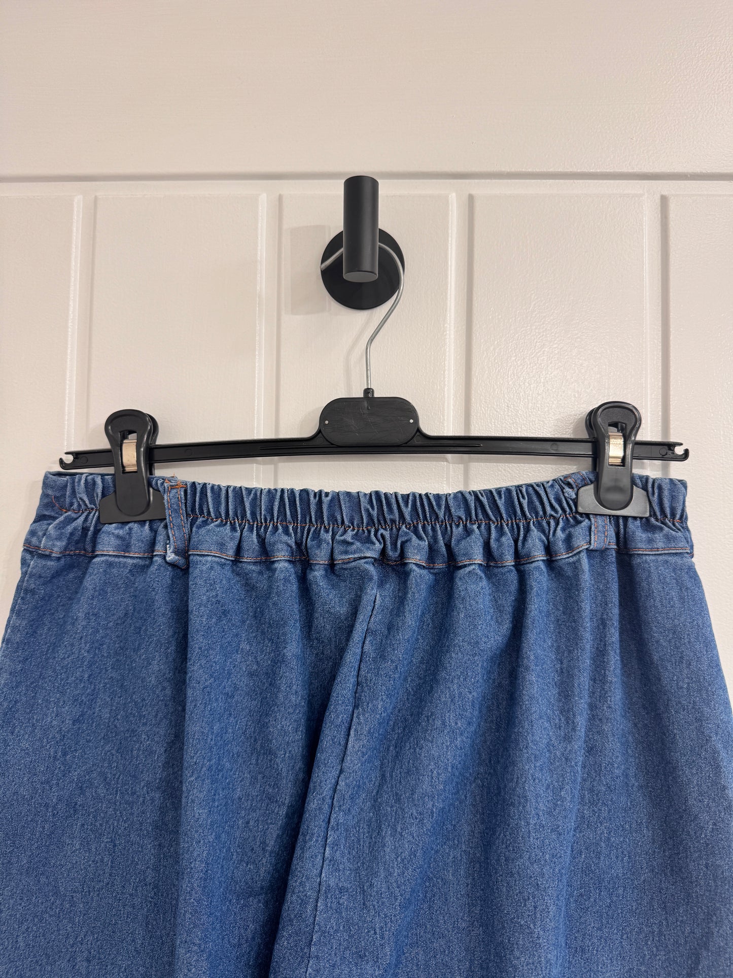 Denim Barrel Pants