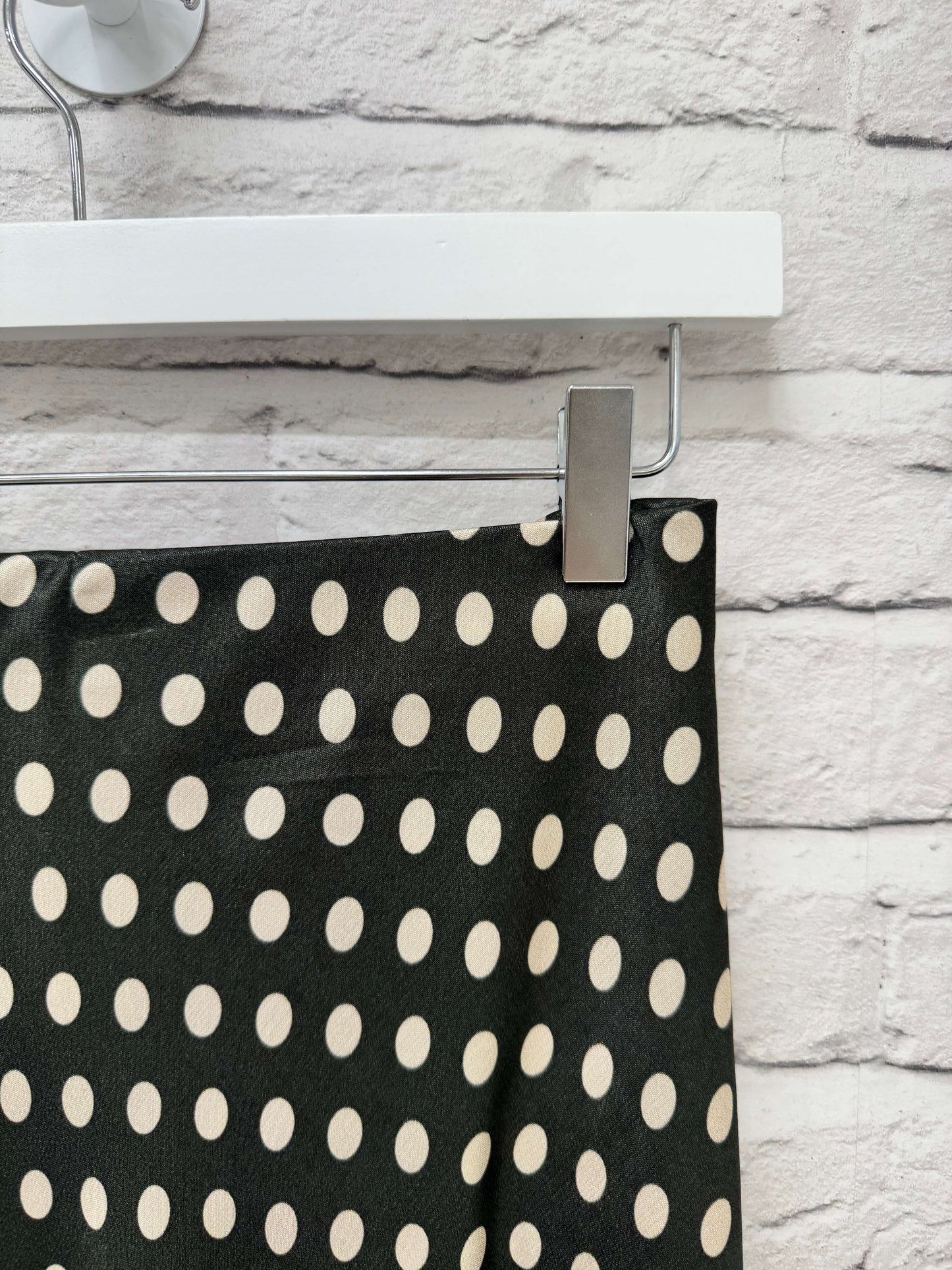 Dotty Satin Slip Skirt | Khaki