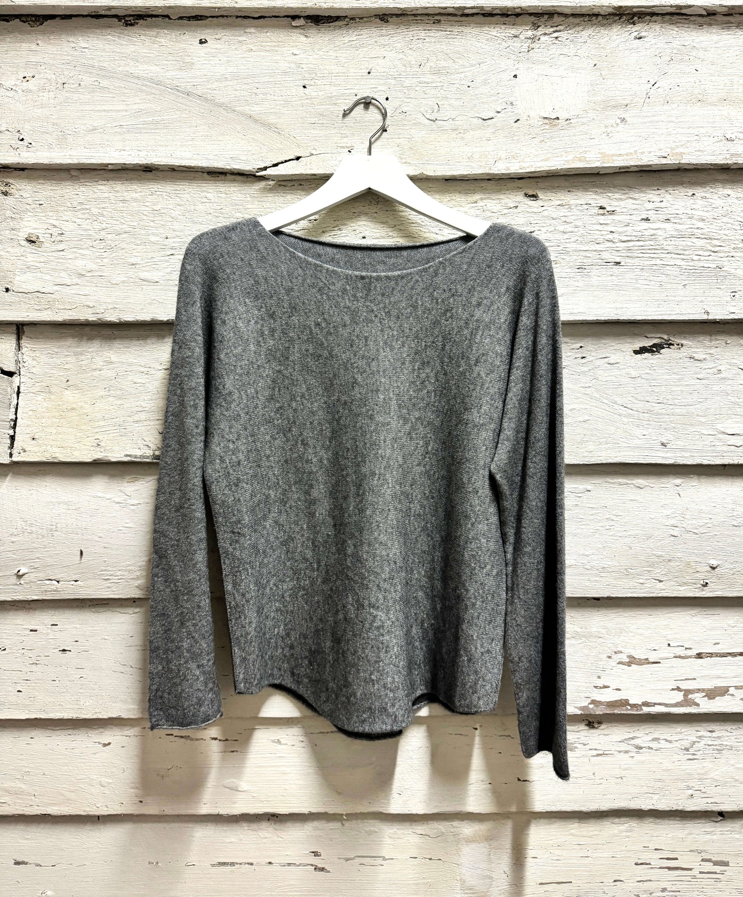 Nessy Round Neck Sweater | Grey