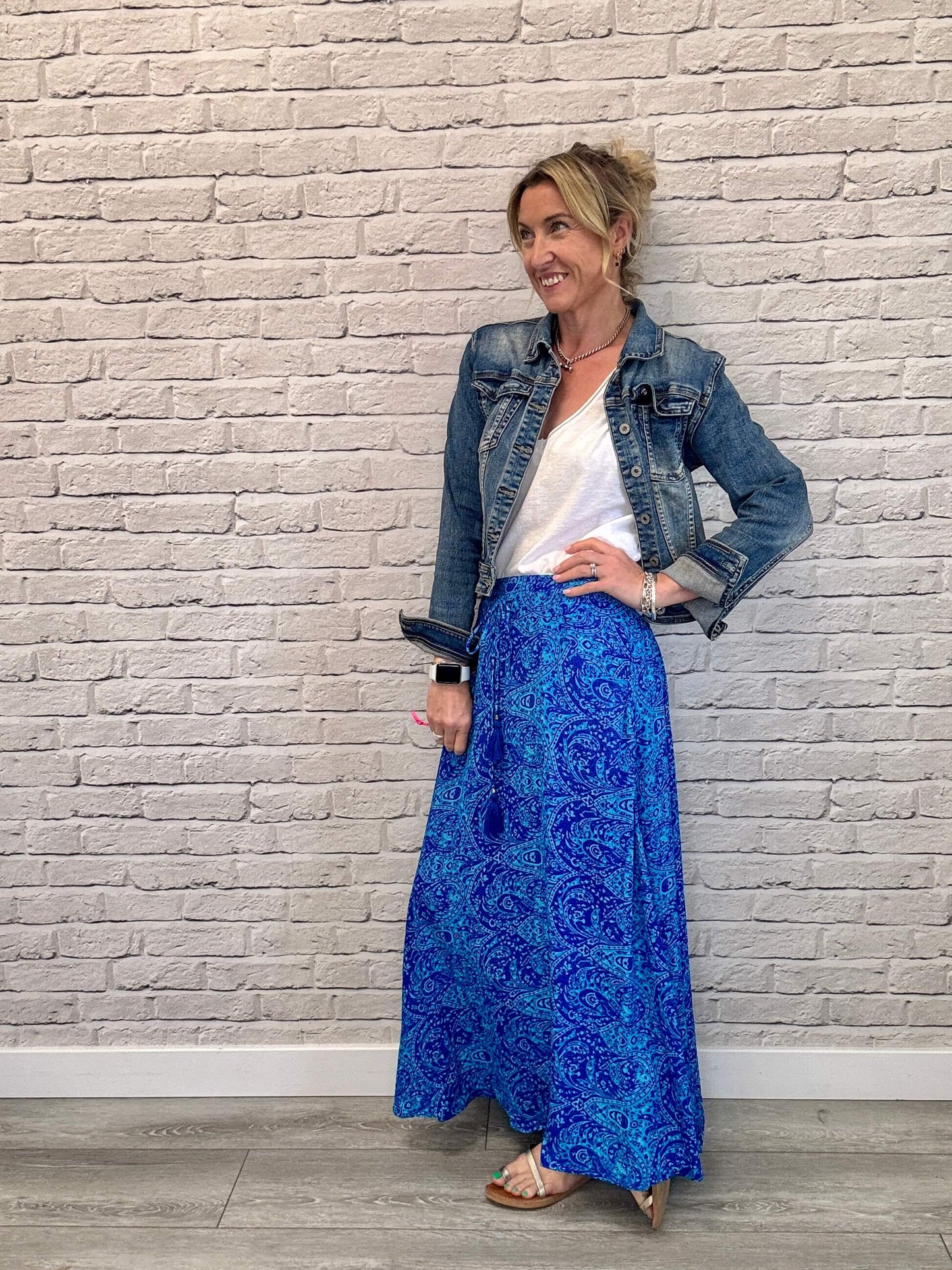 Joss Skirt | Cobalt Blue Mix