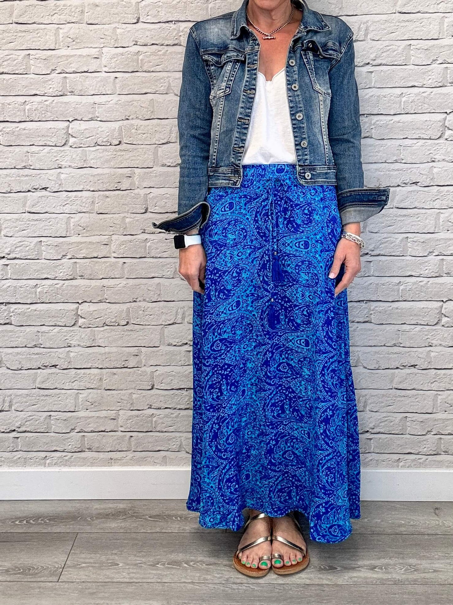 Joss Skirt | Cobalt Blue Mix