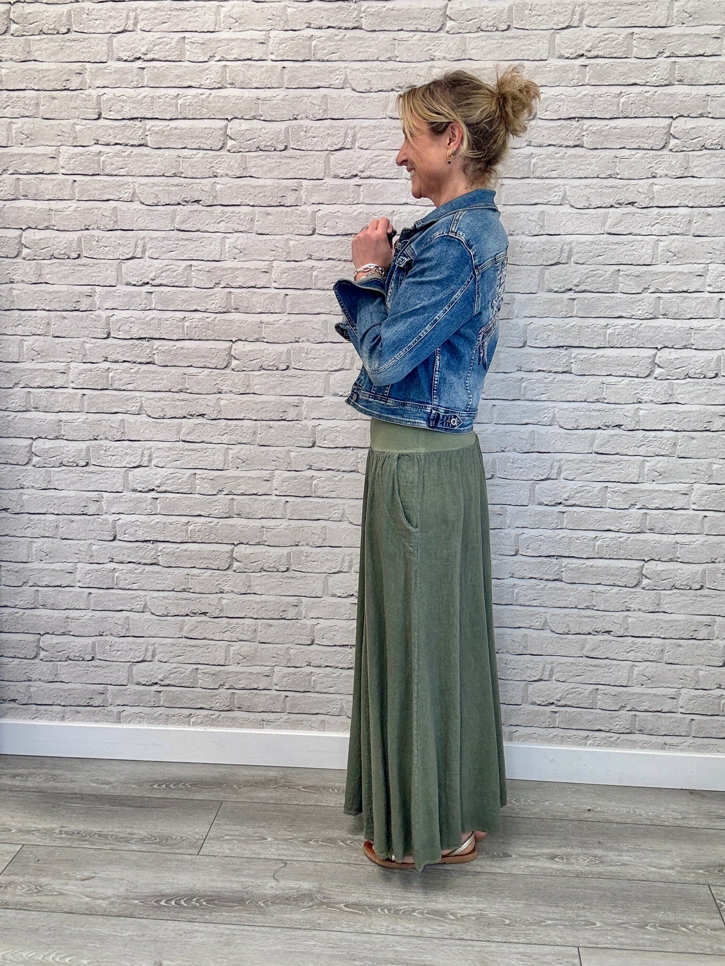 Lilly Maxi Skirt | Khaki