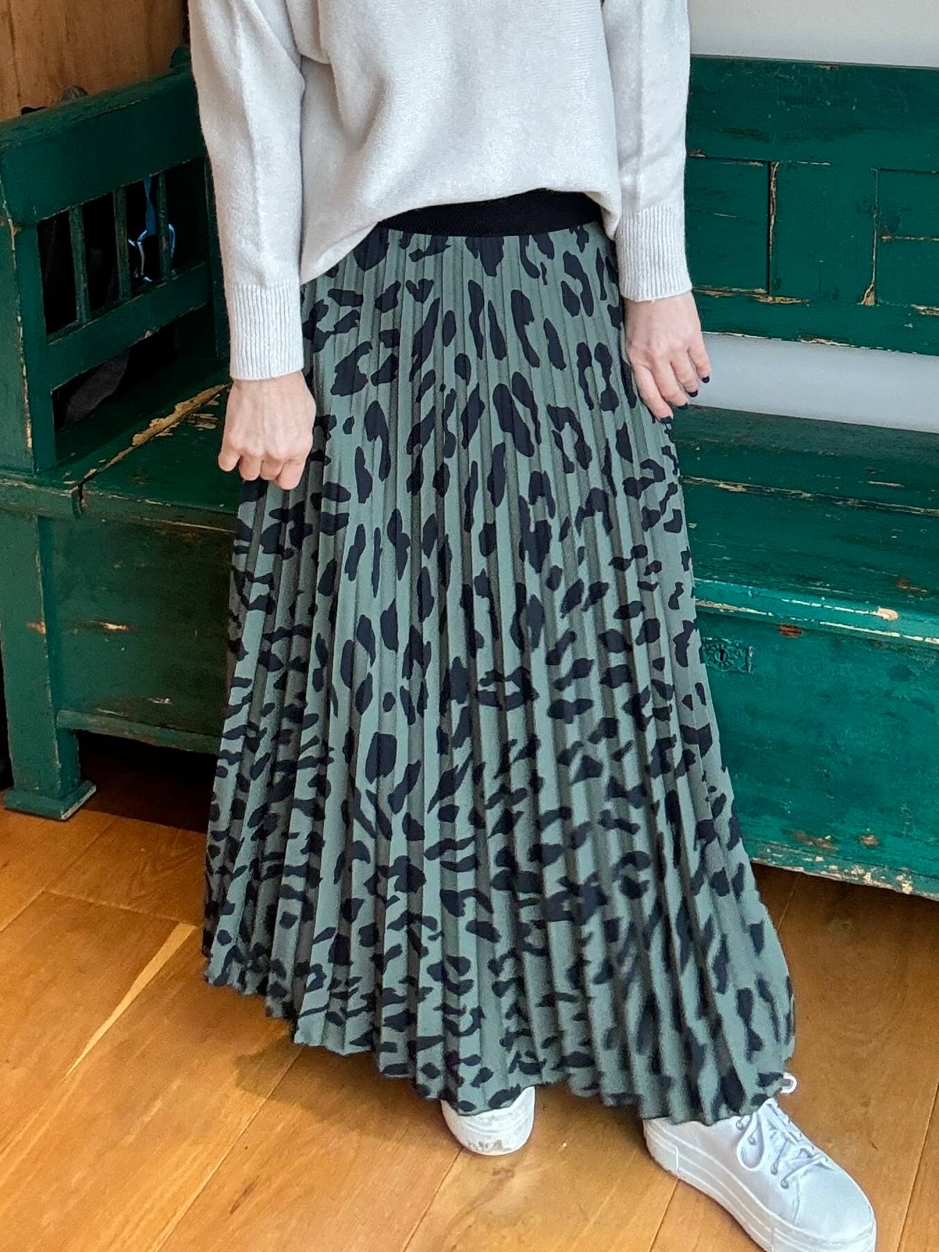 Stella Maxi Skirt | Khaki