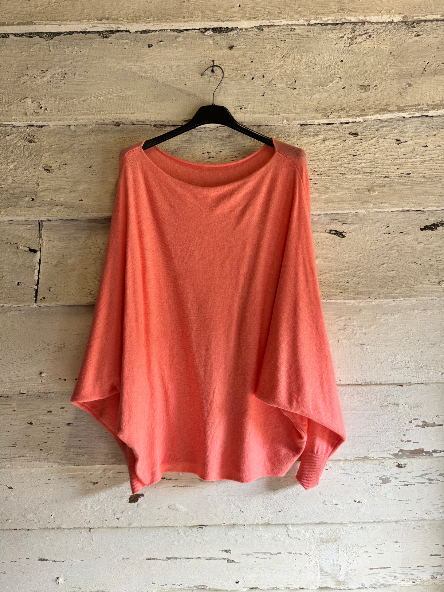 Coral Batwing Jumper