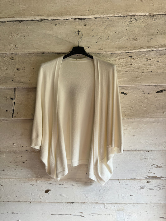 Cream Waterfall Cardigan