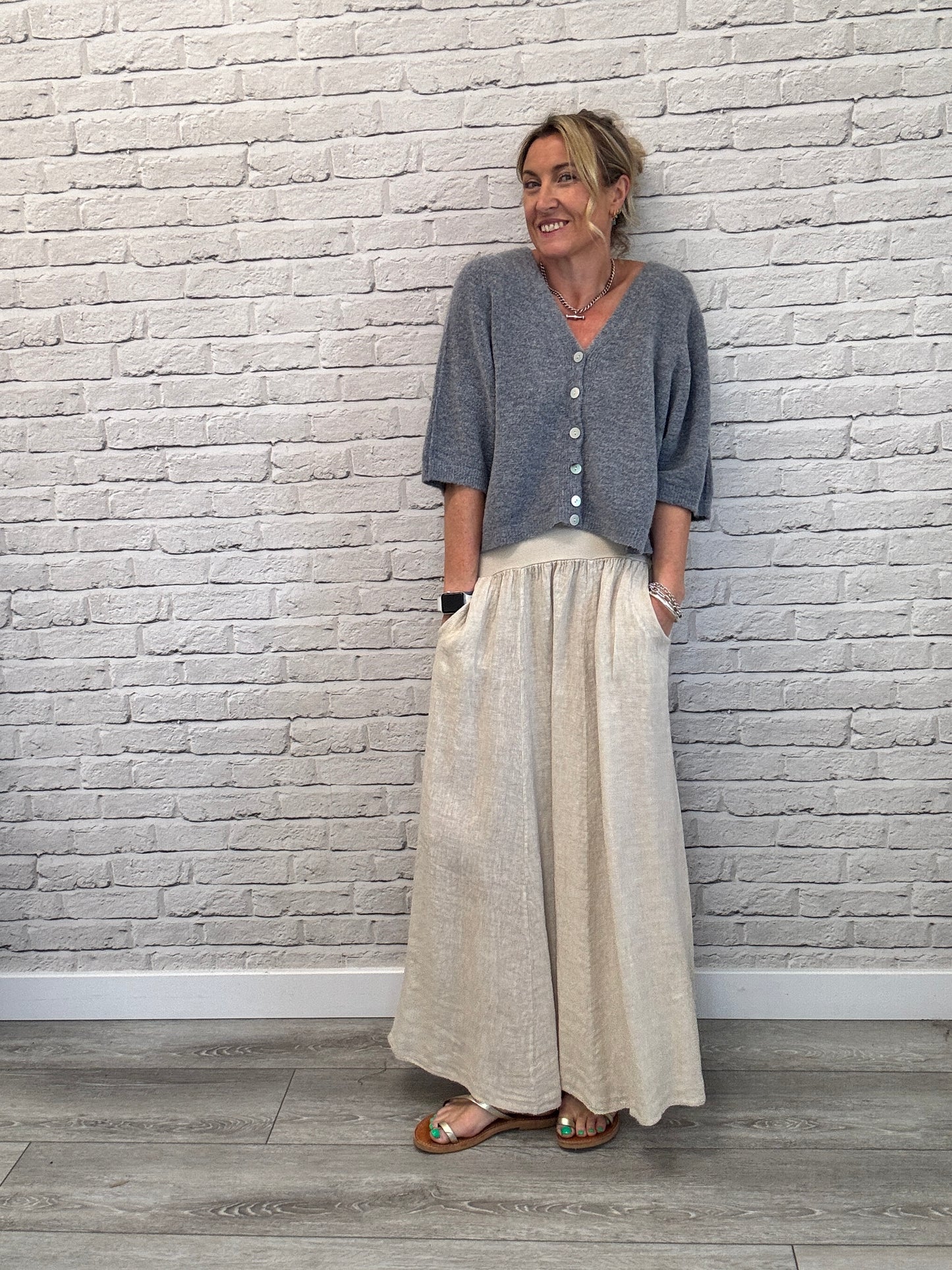 Lilly Maxi Skirt | Stone