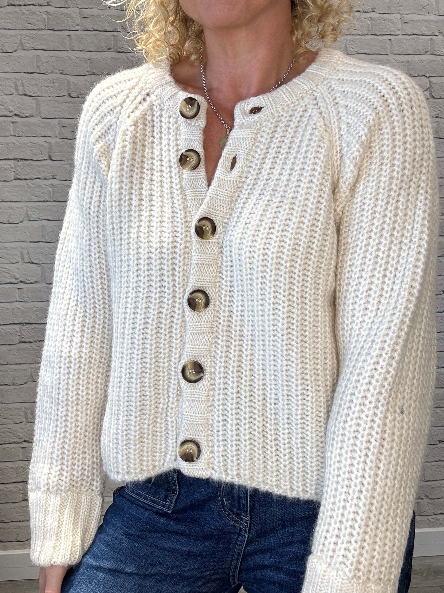 Suki Cardigan | Ecru