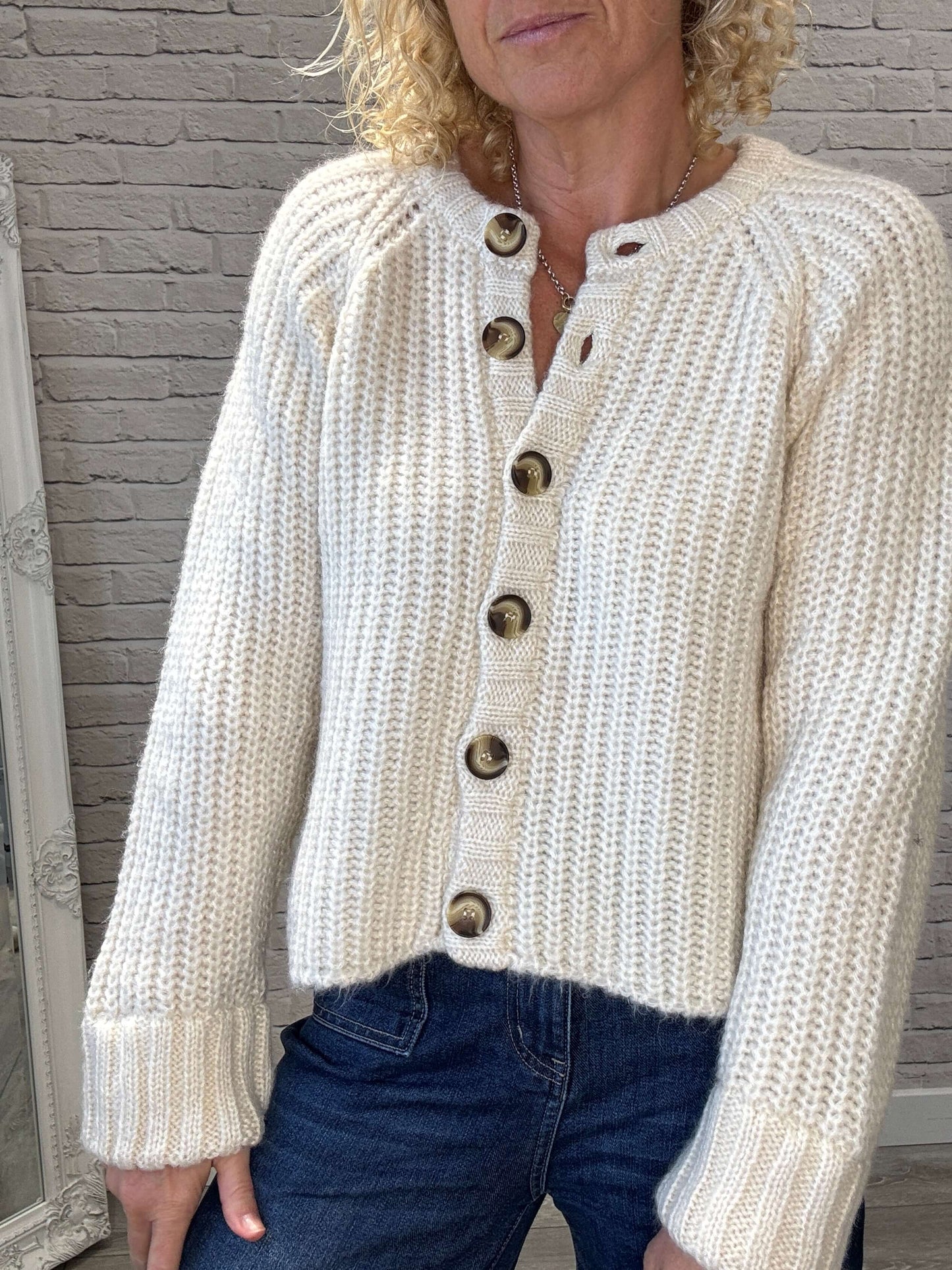 Suki Cardigan | Ecru