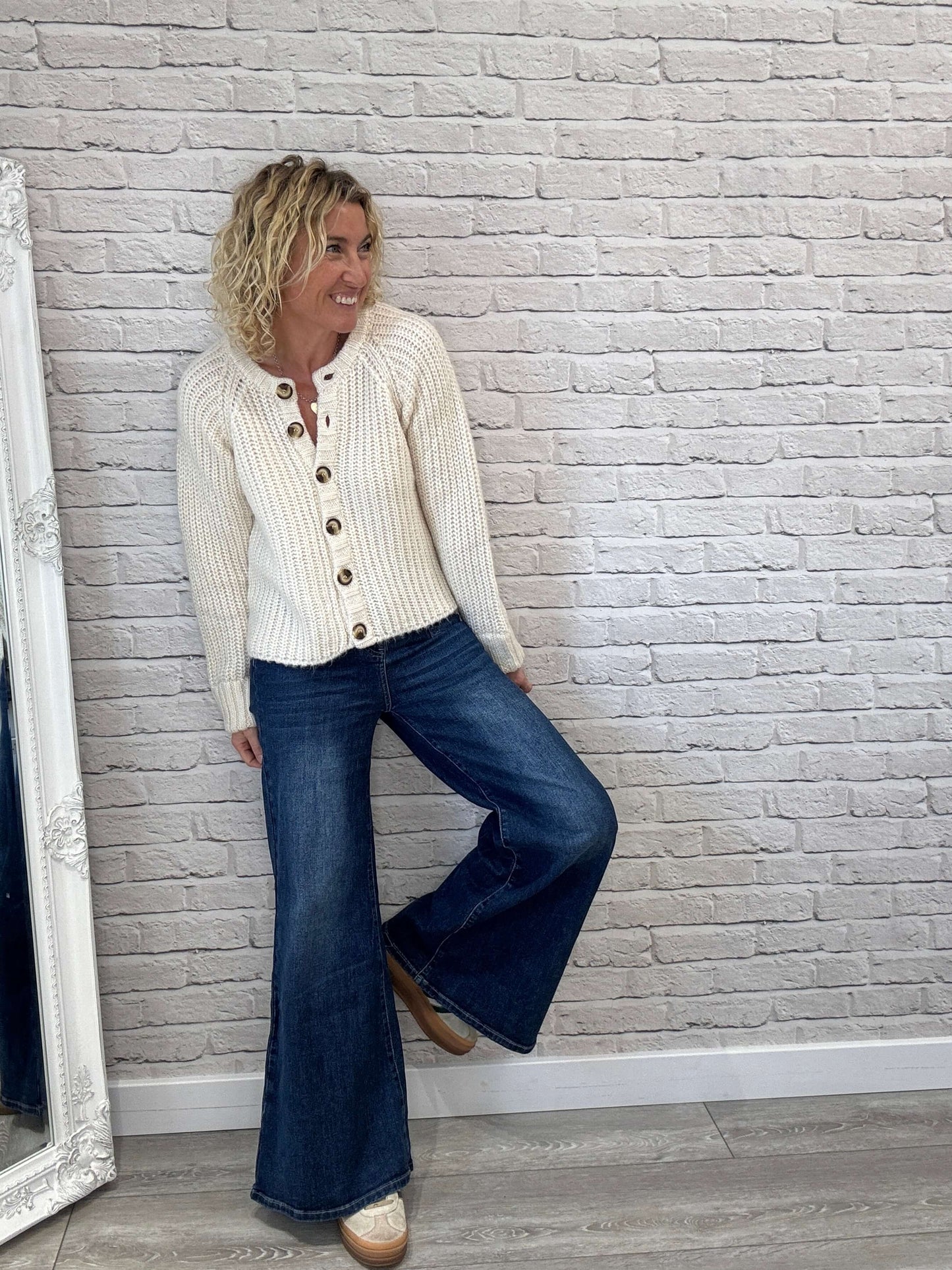Suki Cardigan | Ecru