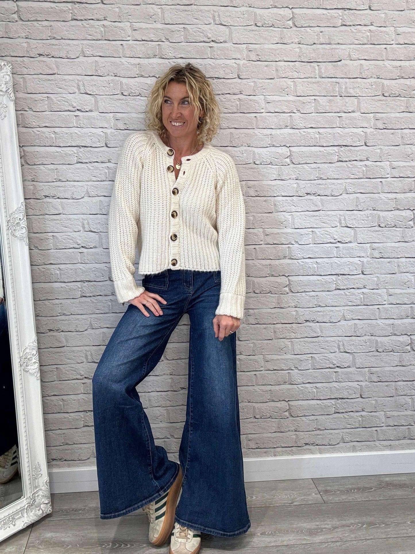 Suki Cardigan | Ecru