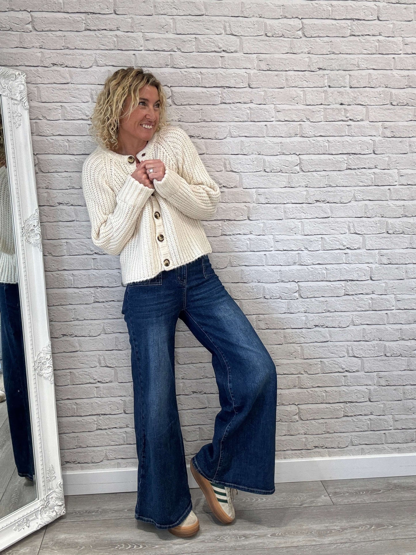 Suki Cardigan | Ecru
