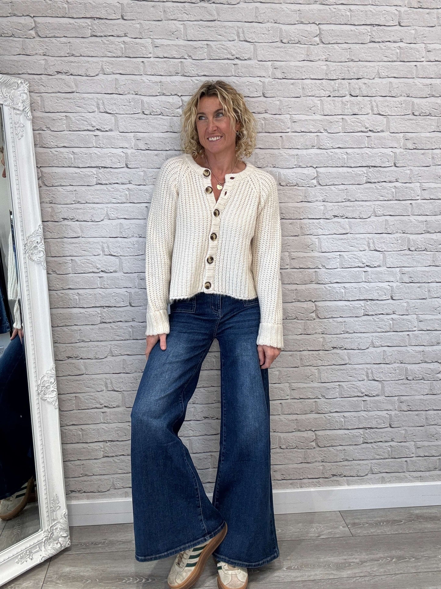 Suki Cardigan | Ecru