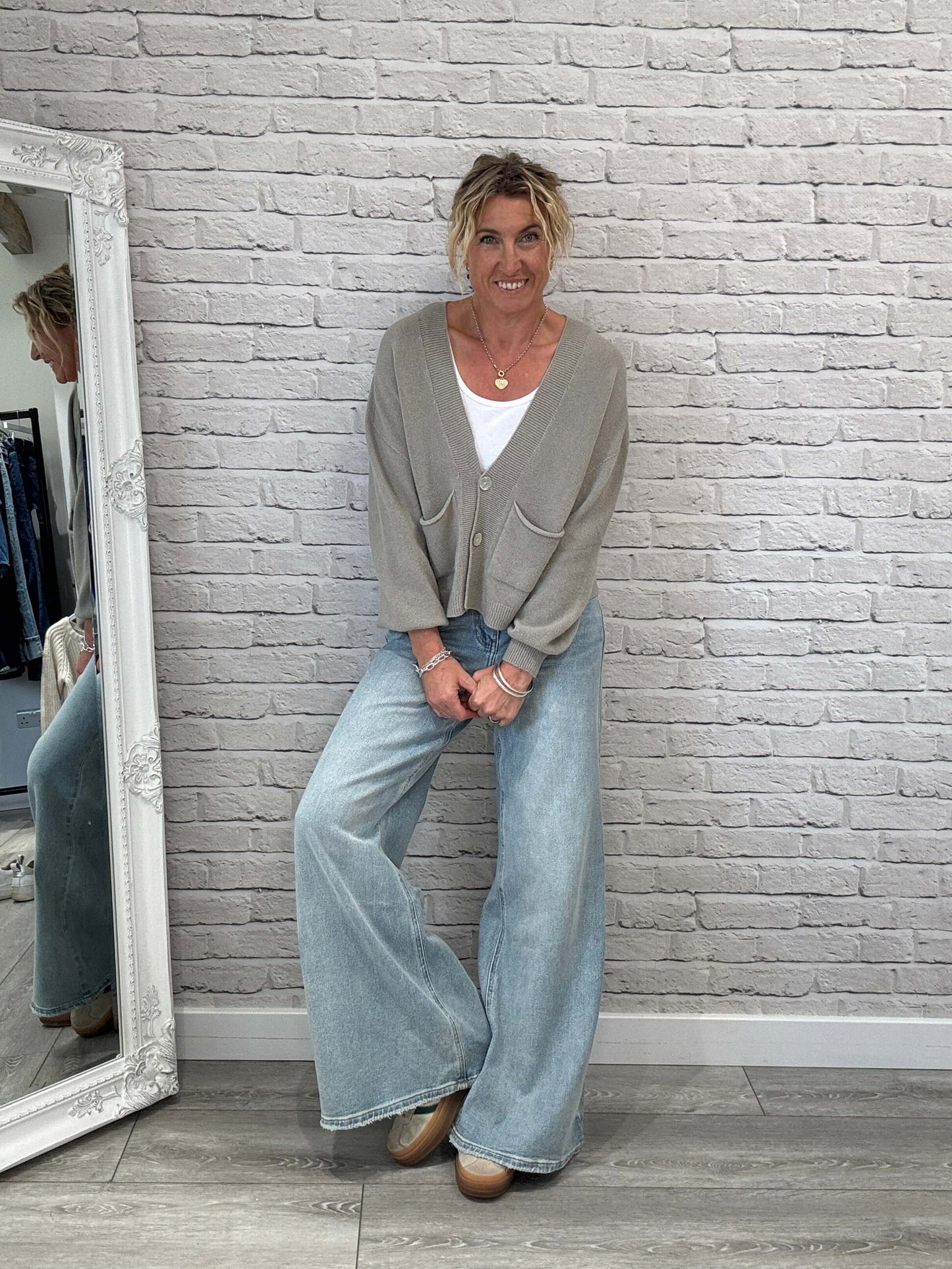 The Papa Cardigan | Putty (NEW)