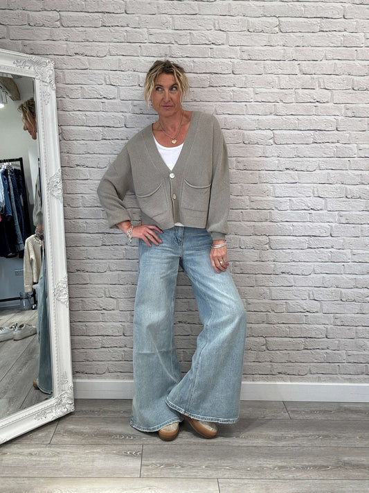 The Papa Cardigan | Putty (NEW)