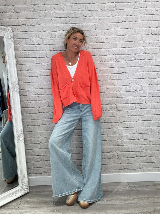 The Papa Cardigan | Watermelon (NEW)