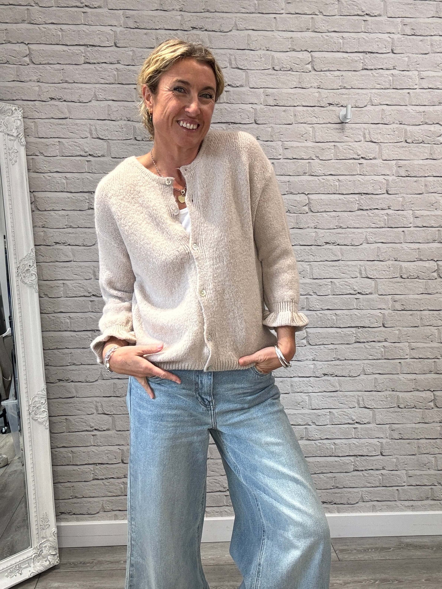 Melrose Cardigan | Buff (NEW)