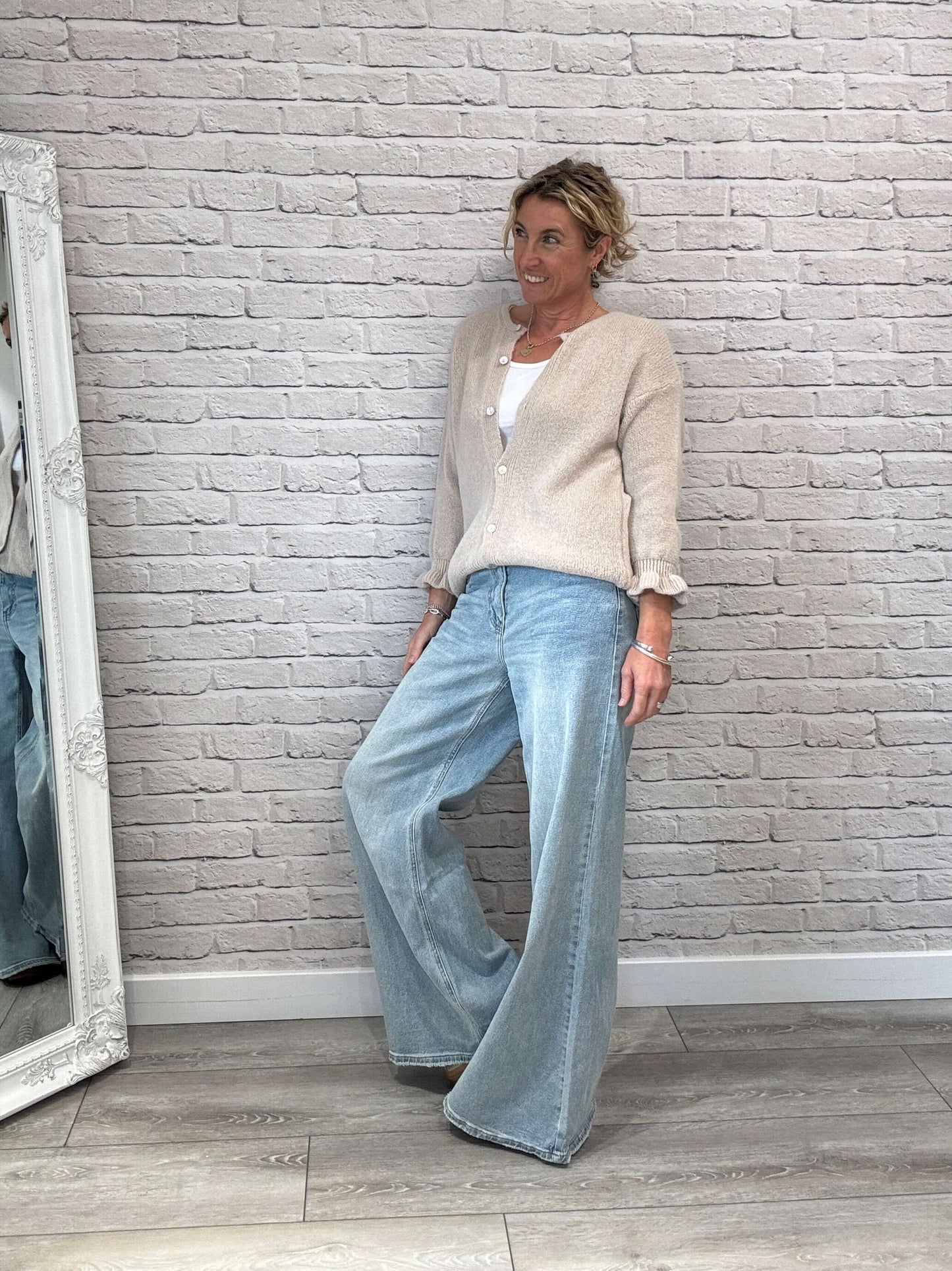 Melrose Cardigan | Buff (NEW)