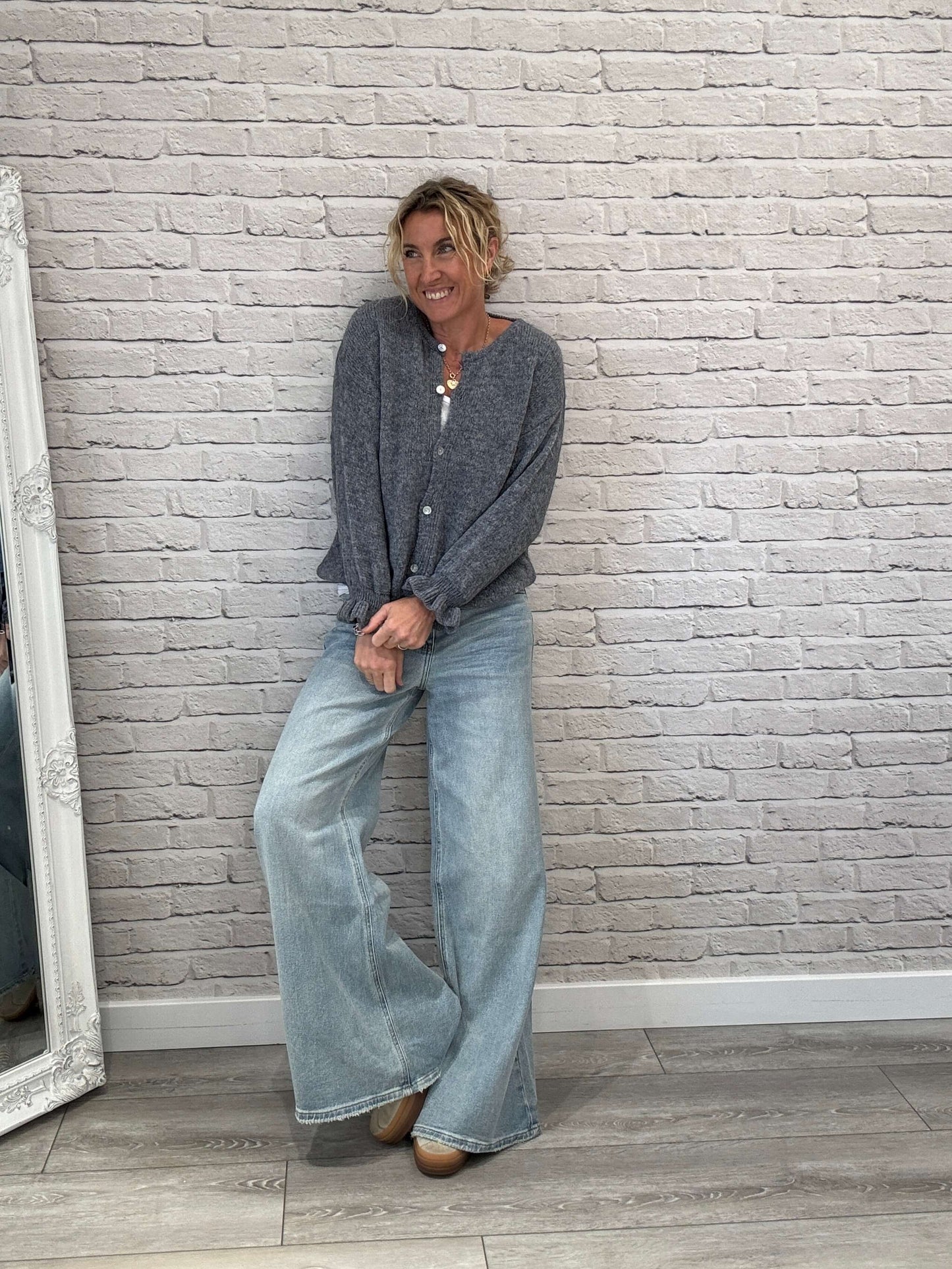 Melrose Cardigan | Charcoal (NEW)