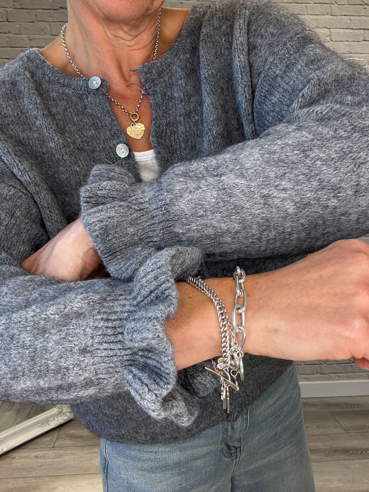 Melrose Cardigan | Charcoal (NEW)